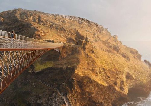 New Tintagel Castle Bridge